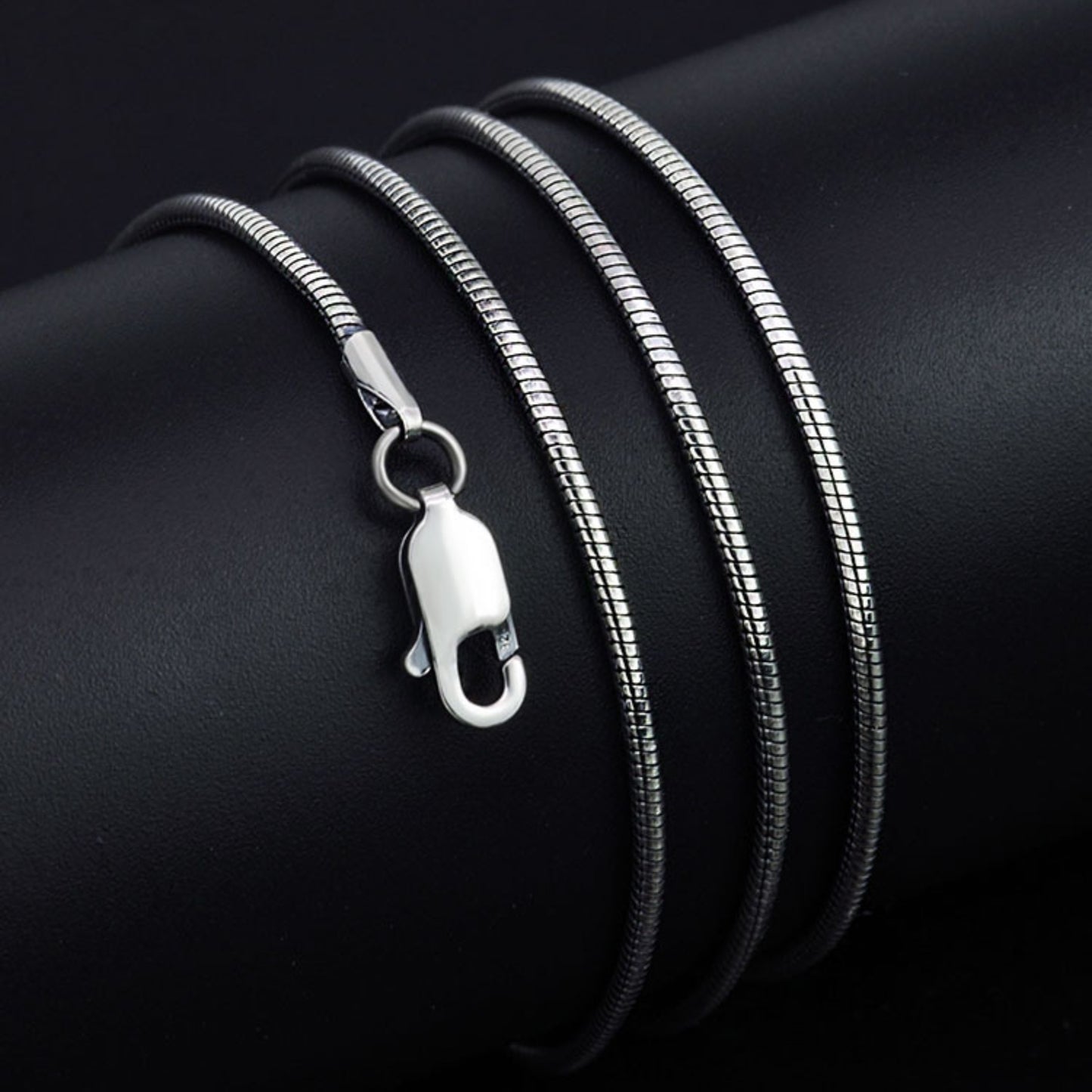 19.7" Snake Chain 925 Sterling Silver Necklace