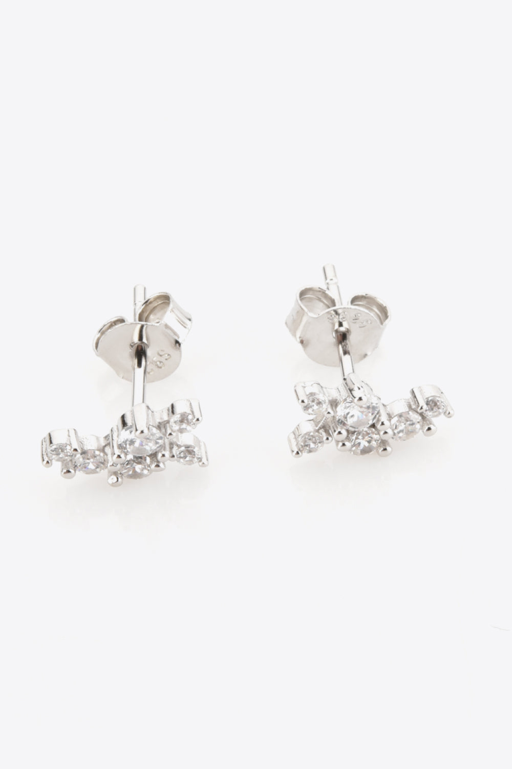 Zircon 925 Sterling Silver Stud Earrings