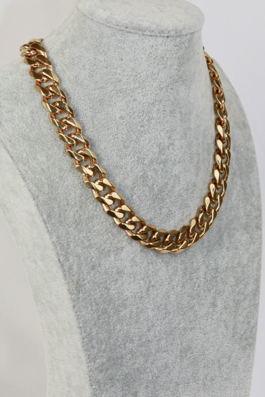 Thick Curb Chain Stainless Steel Necklace