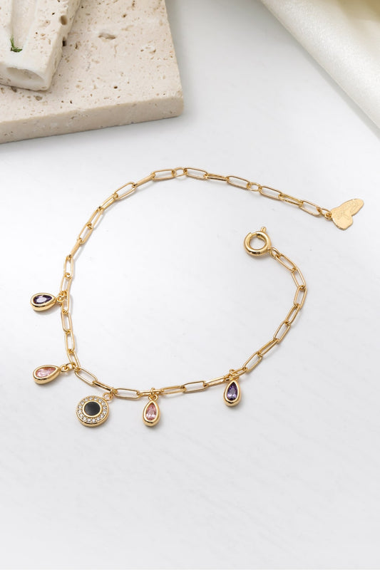 Graceful Stardom Multi-Charm Bracelet