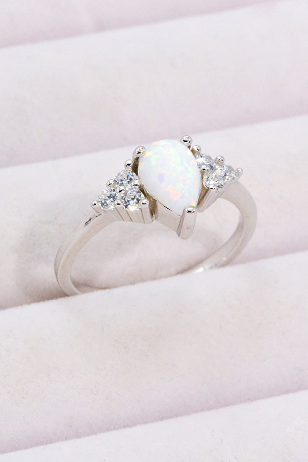 Limitless Love Opal and Zircon Ring