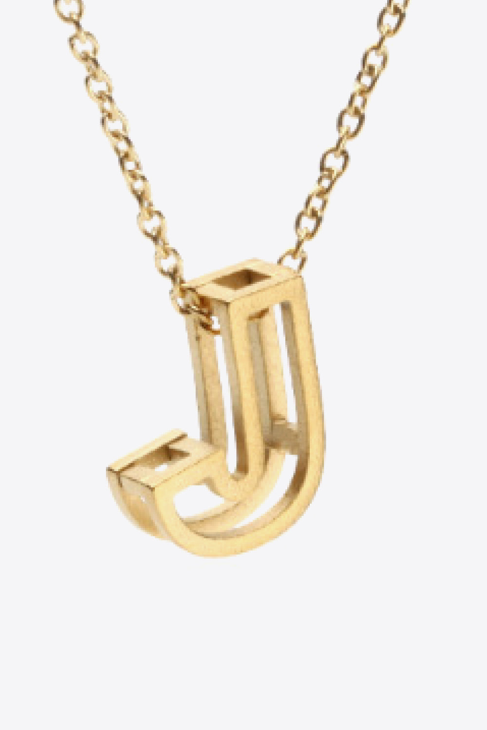 A to J Letter Pendant Nekclace