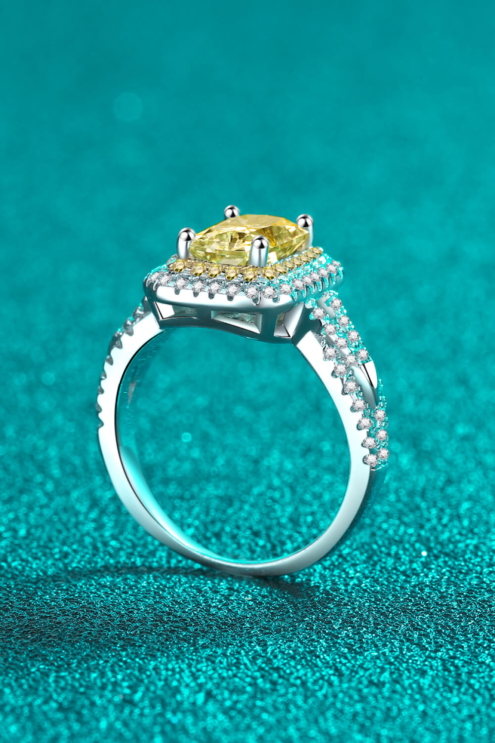 Can't Stop Your Shine 2 Carat Moissanite Ring