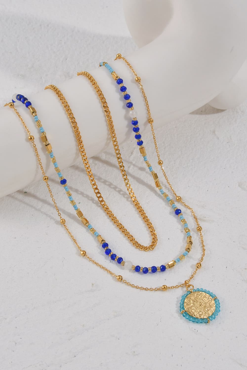 Three-Piece Beaded Necklace Set