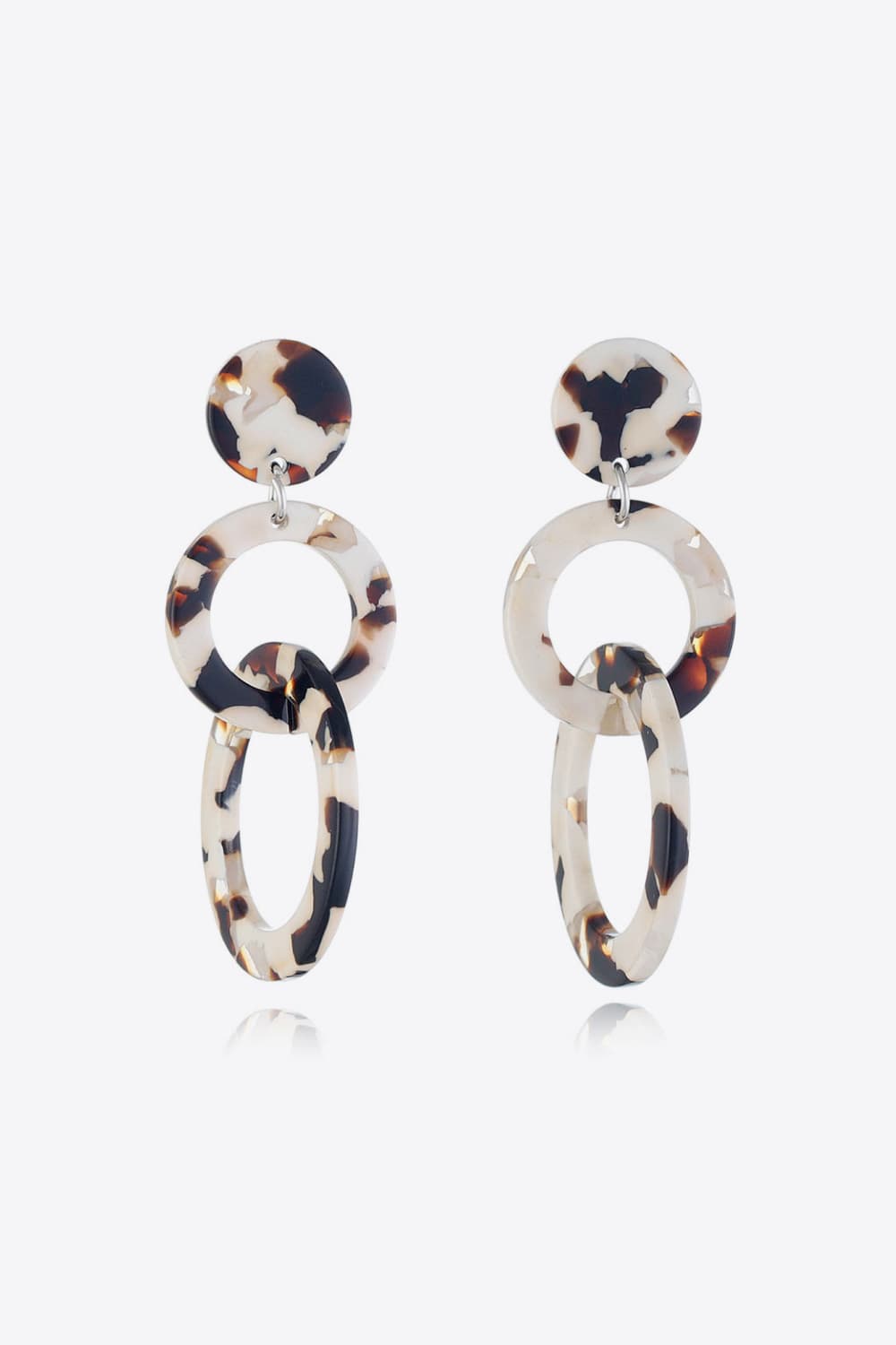 Acrylic Double-Hoop Earrings