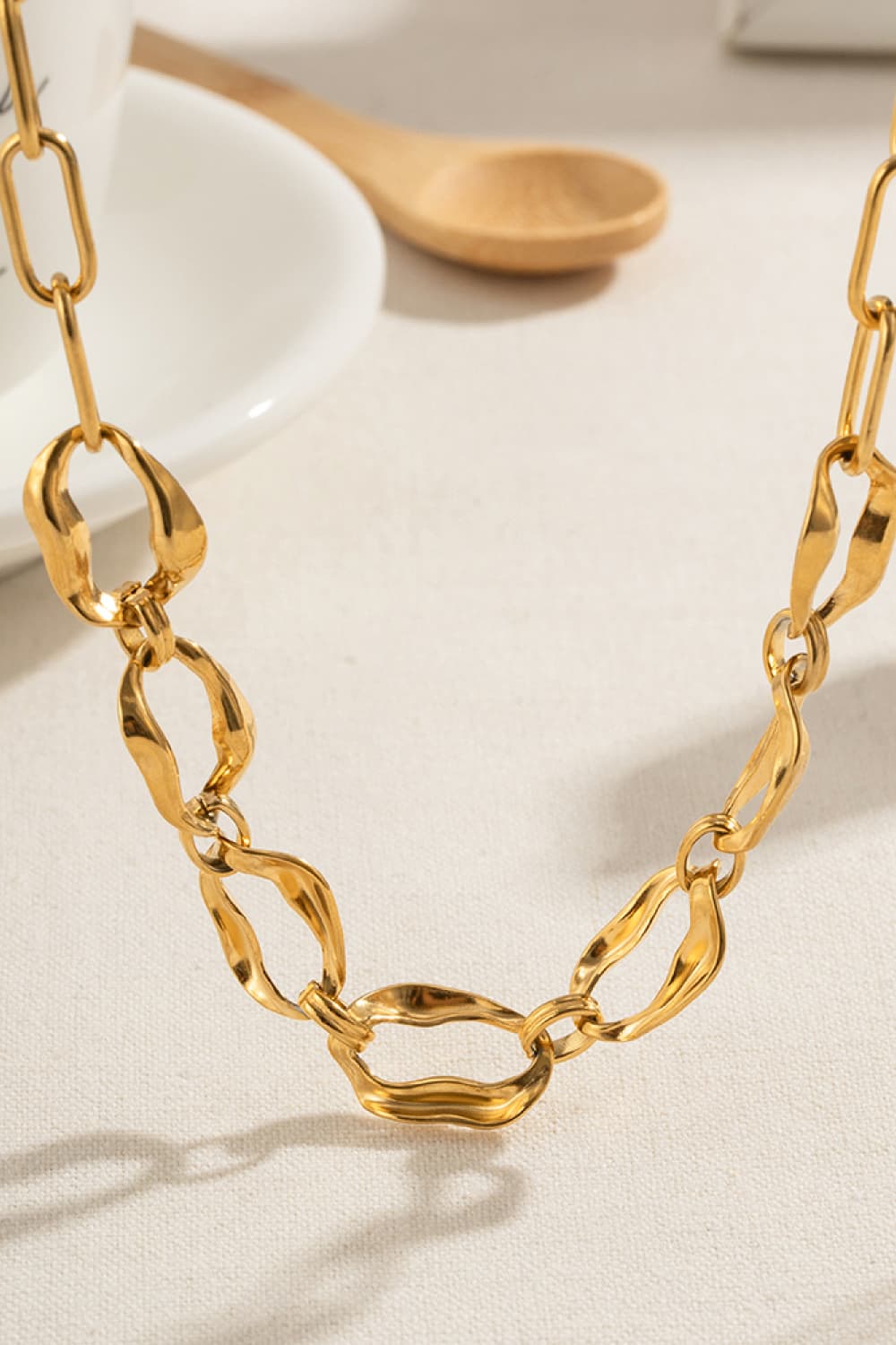 18K Gold-Plated Stainless Steel Necklace