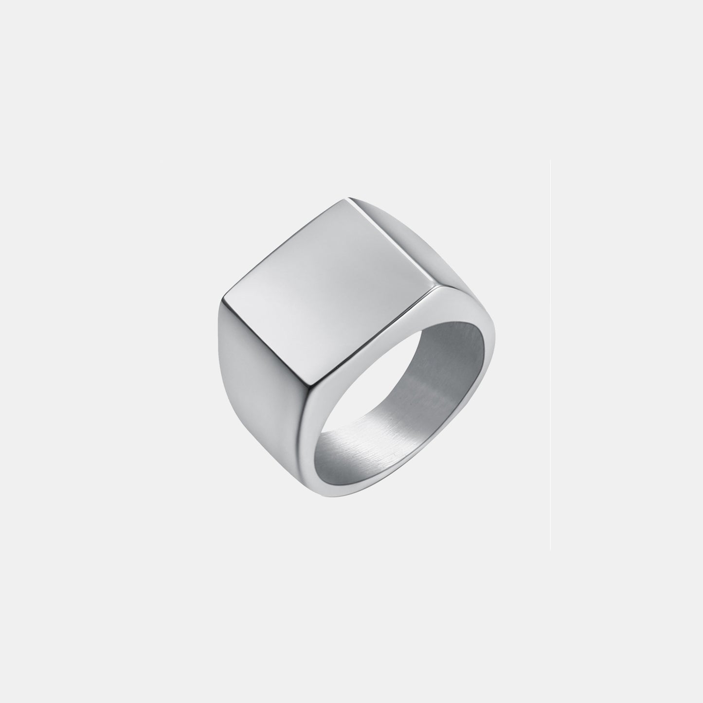 Square Titanium Steel Ring