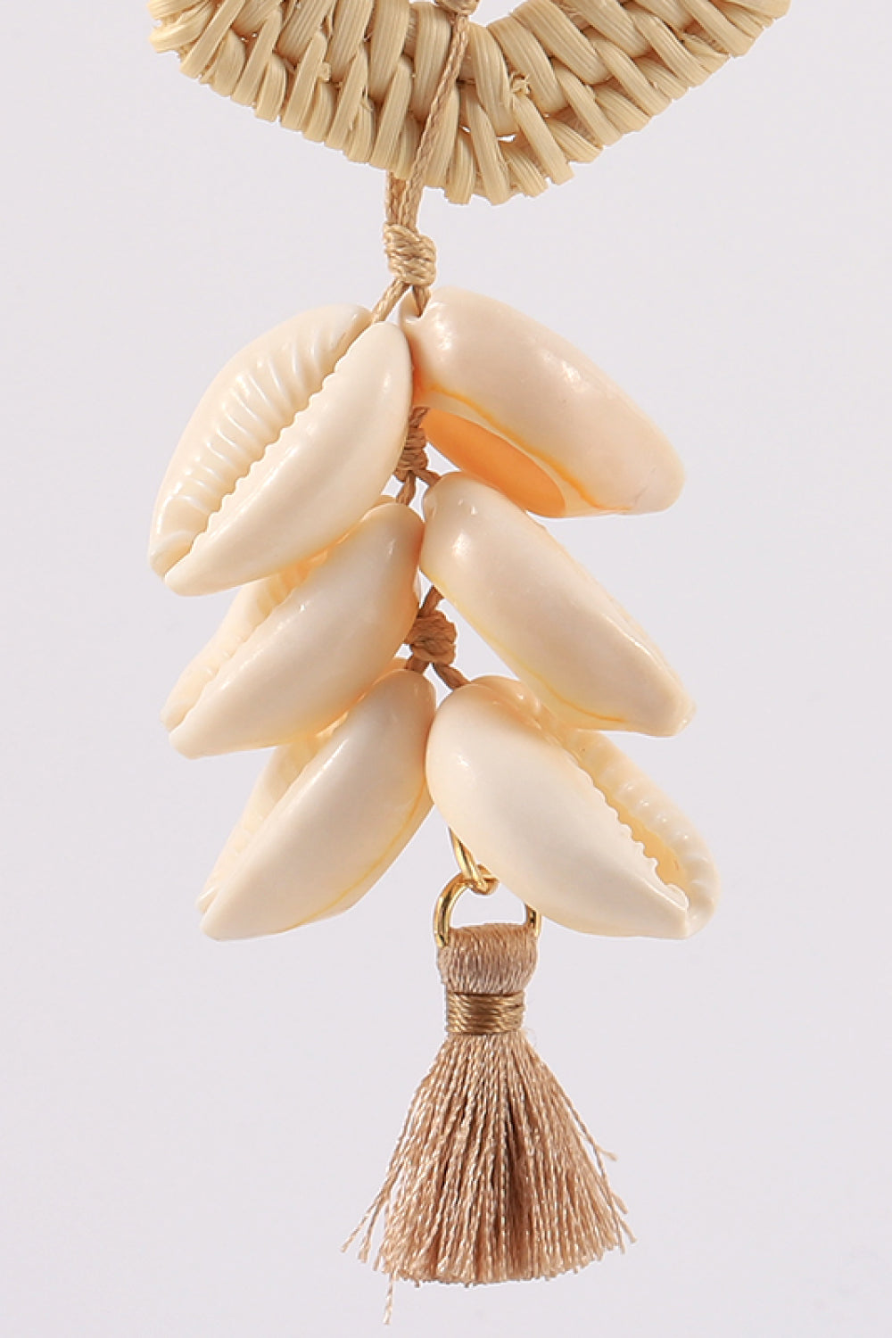 Tassel Shell Copper Earrings