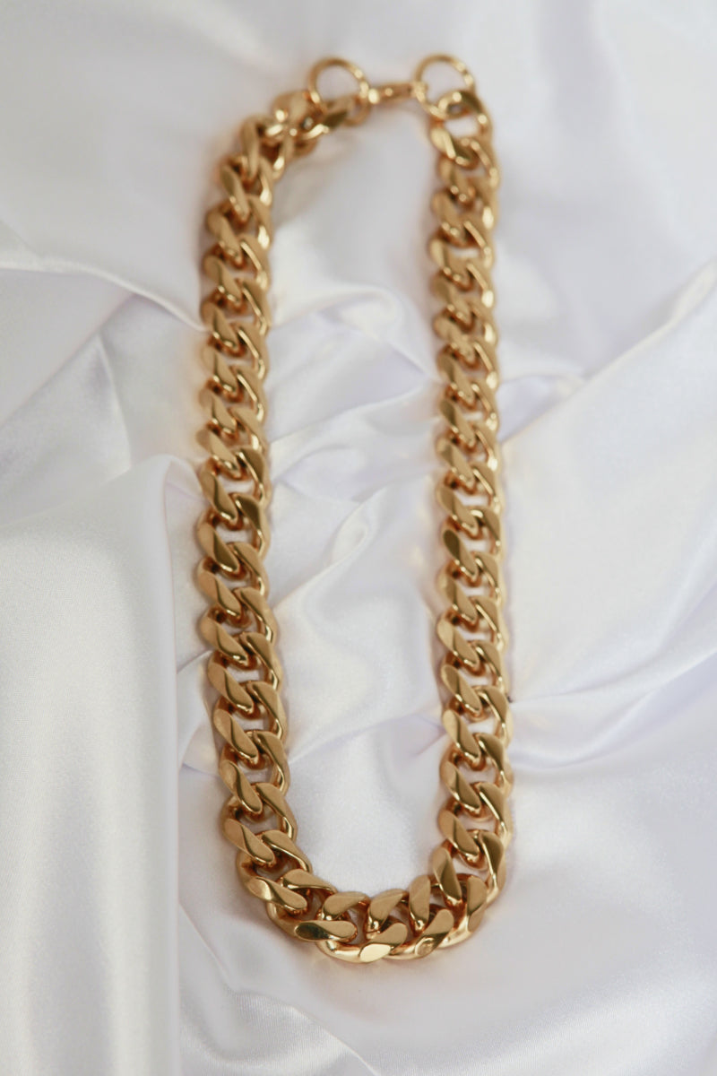 Thick Curb Chain Stainless Steel Necklace